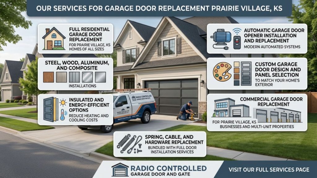 Garage Door Replacement Prairie Village