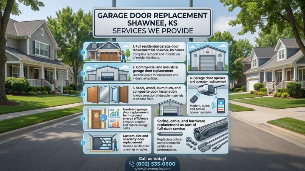Garage Door Replacement Shawnee