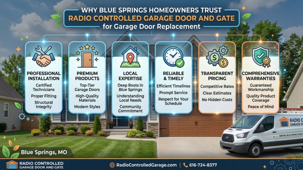 Garage Door Replacement Blue Springs